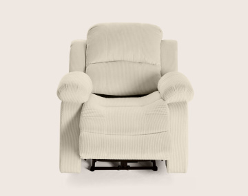 Fauteuil ARMAND relax électrique en velours côtelé | Best Mobilier