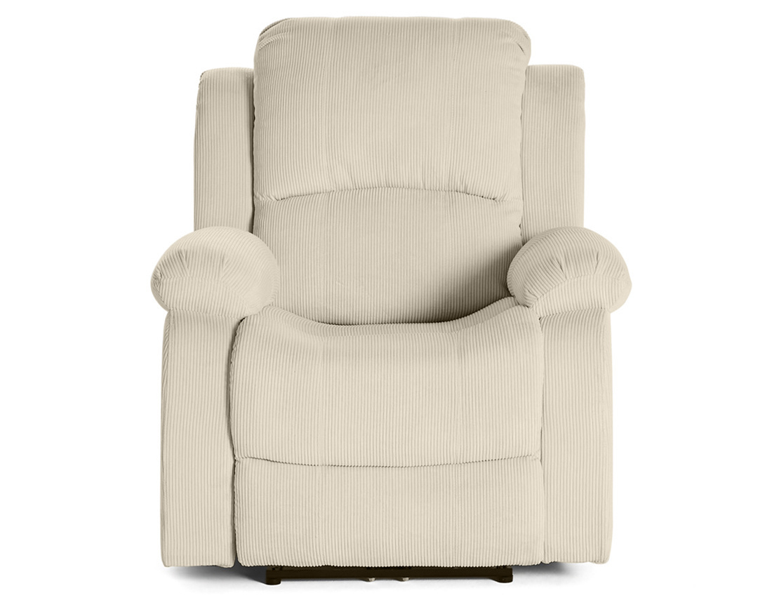 Fauteuil ARMAND relax électrique en velours côtelé | Best Mobilier