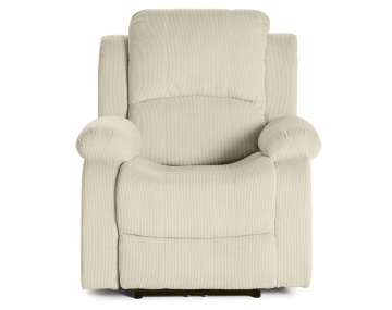 Fauteuil ARMAND relax électrique en velours côtelé | Best Mobilier