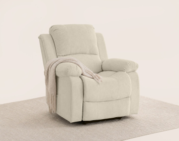 Fauteuil ARMAND relax électrique en velours côtelé | Best Mobilier