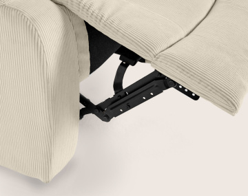 Fauteuil ARMAND relax électrique en velours côtelé | Best Mobilier