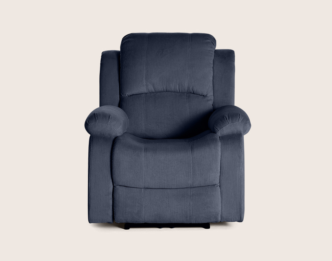Fauteuil ARMAND relax électrique en velours côtelé | Best Mobilier