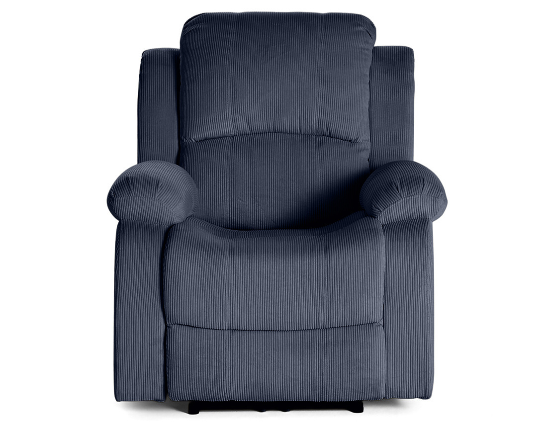 Fauteuil ARMAND relax électrique en velours côtelé | Best Mobilier