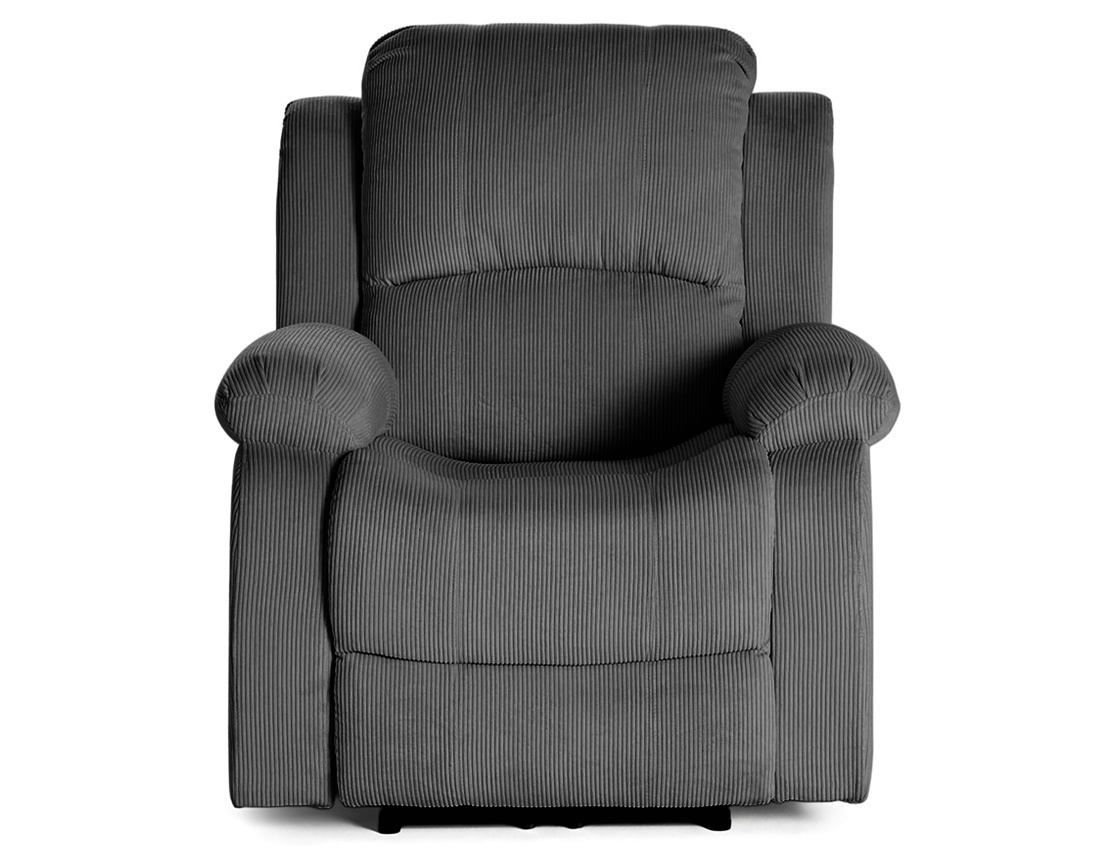 Fauteuil ARMAND relax électrique en velours côtelé | Best Mobilier