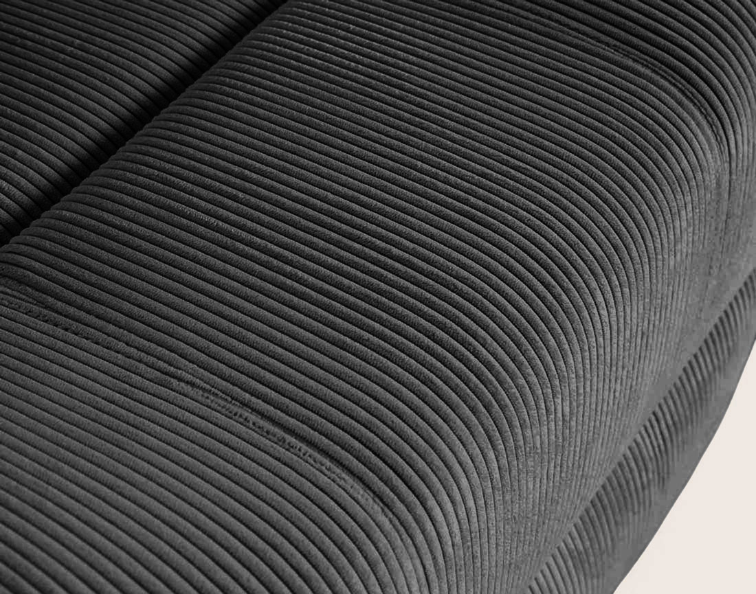 Fauteuil ARMAND relax électrique en velours côtelé | Best Mobilier