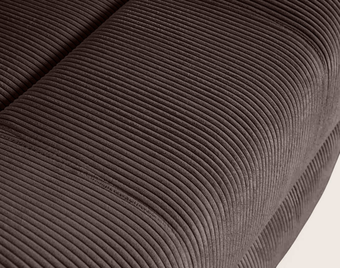 Fauteuil ARMAND relax électrique en velours côtelé | Best Mobilier