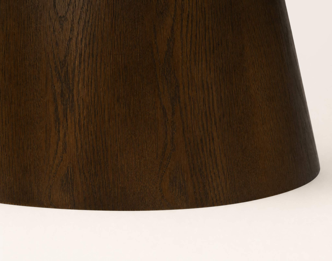 Table à manger CLOVIS extensible plateau en plaqué chêne 6 à 8 personnes | Best Mobilier