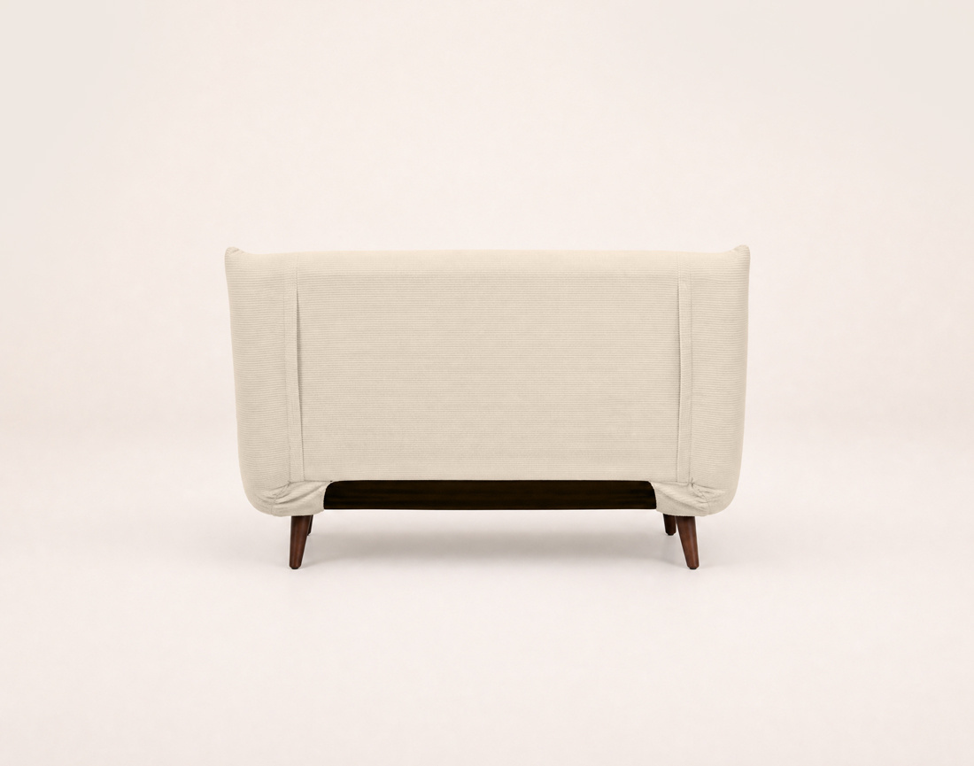 Banquette LUMI convertible clic-clac 2 places en velours côtelé | Best Mobilier