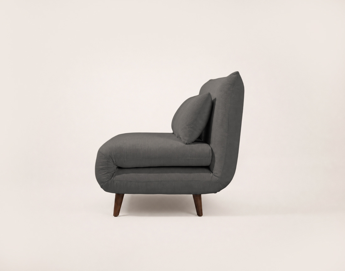 Banquette LUMI convertible clic-clac 2 places en velours côtelé | Best Mobilier