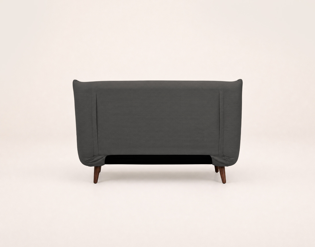 Banquette LUMI convertible clic-clac 2 places en velours côtelé | Best Mobilier