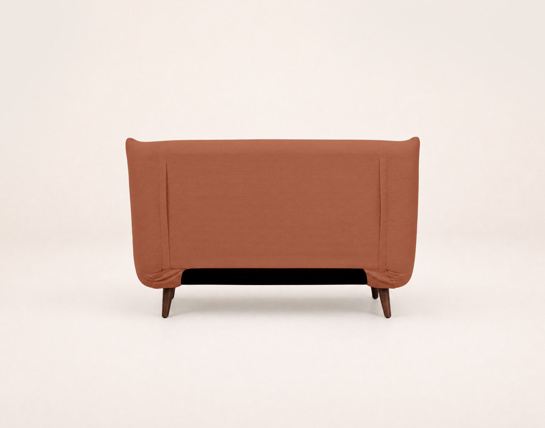 Banquette LUMI convertible clic-clac 2 places en velours côtelé | Best Mobilier