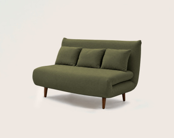 Banquette LUMI convertible clic-clac 2 places en velours côtelé | Best Mobilier