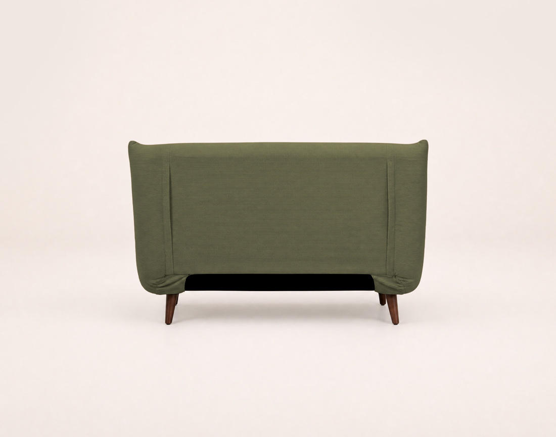 Banquette LUMI convertible clic-clac 2 places en velours côtelé | Best Mobilier