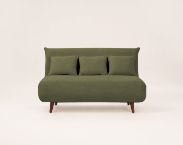 Banquette LUMI convertible clic-clac 2 places en velours côtelé | Best Mobilier
