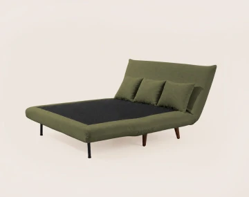 Banquette LUMI convertible clic-clac 2 places en velours côtelé | Best Mobilier