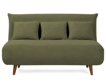 Banquette LUMI convertible clic-clac 2 places en velours côtelé | Best Mobilier