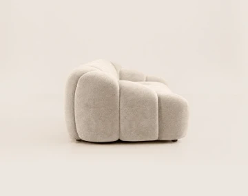 Canapé AVA 3 places en velours texturé - Best Mobilier