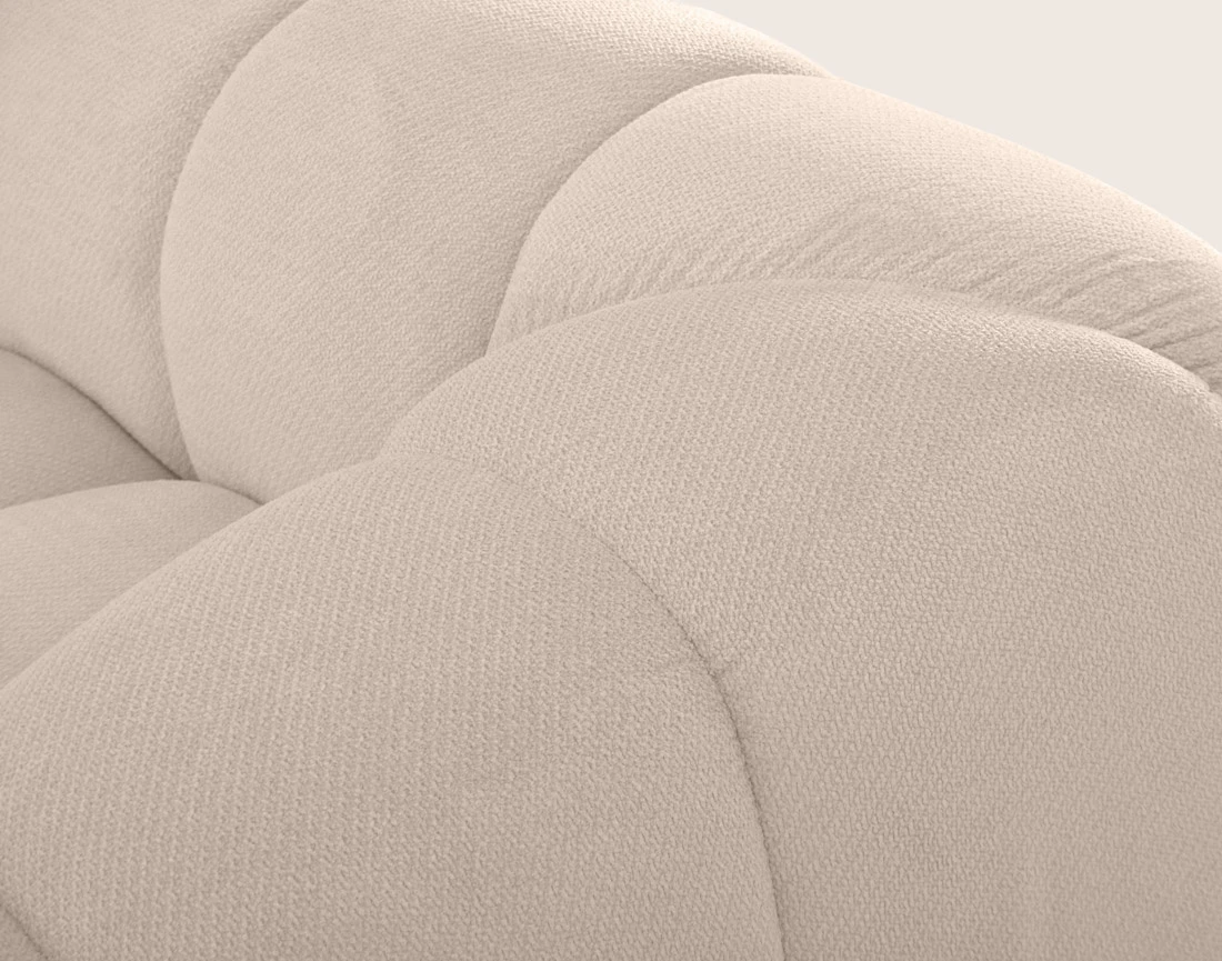 Canapé AVA 3 places en velours texturé - Best Mobilier