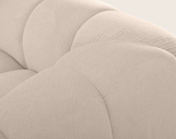 Canapé AVA 3 places en velours texturé - Best Mobilier