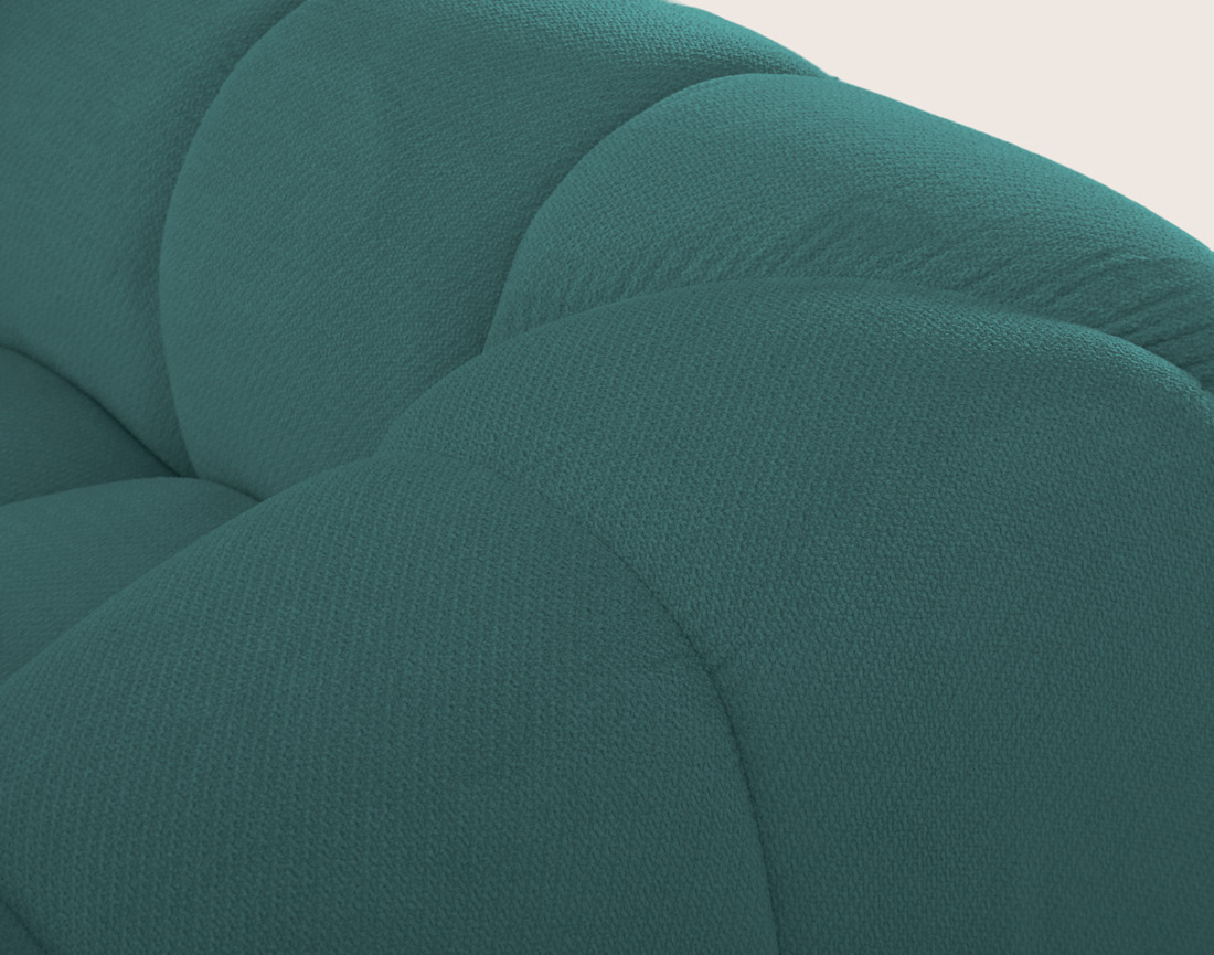 Canapé AVA 3 places en velours texturé - Best Mobilier