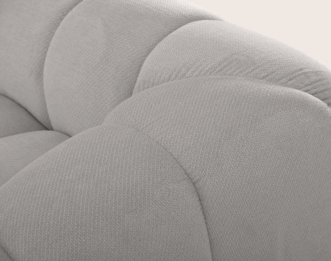 Canapé AVA 3 places en velours texturé - Best Mobilier