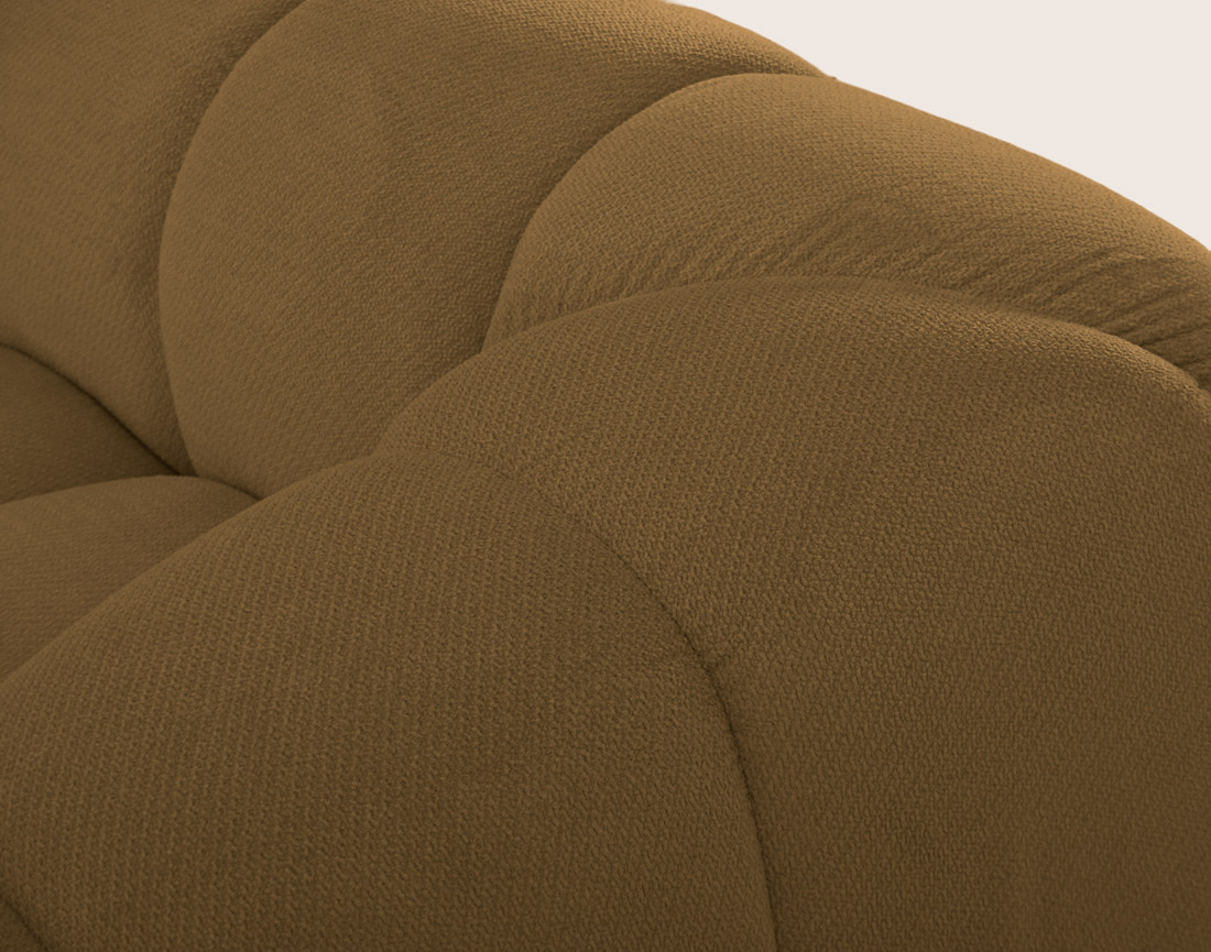 Canapé AVA 3 places en velours texturé - Best Mobilier