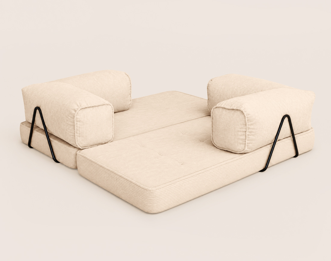 Canapé 3 places convertible Pet Friendly Poppy - Best Mobilier
