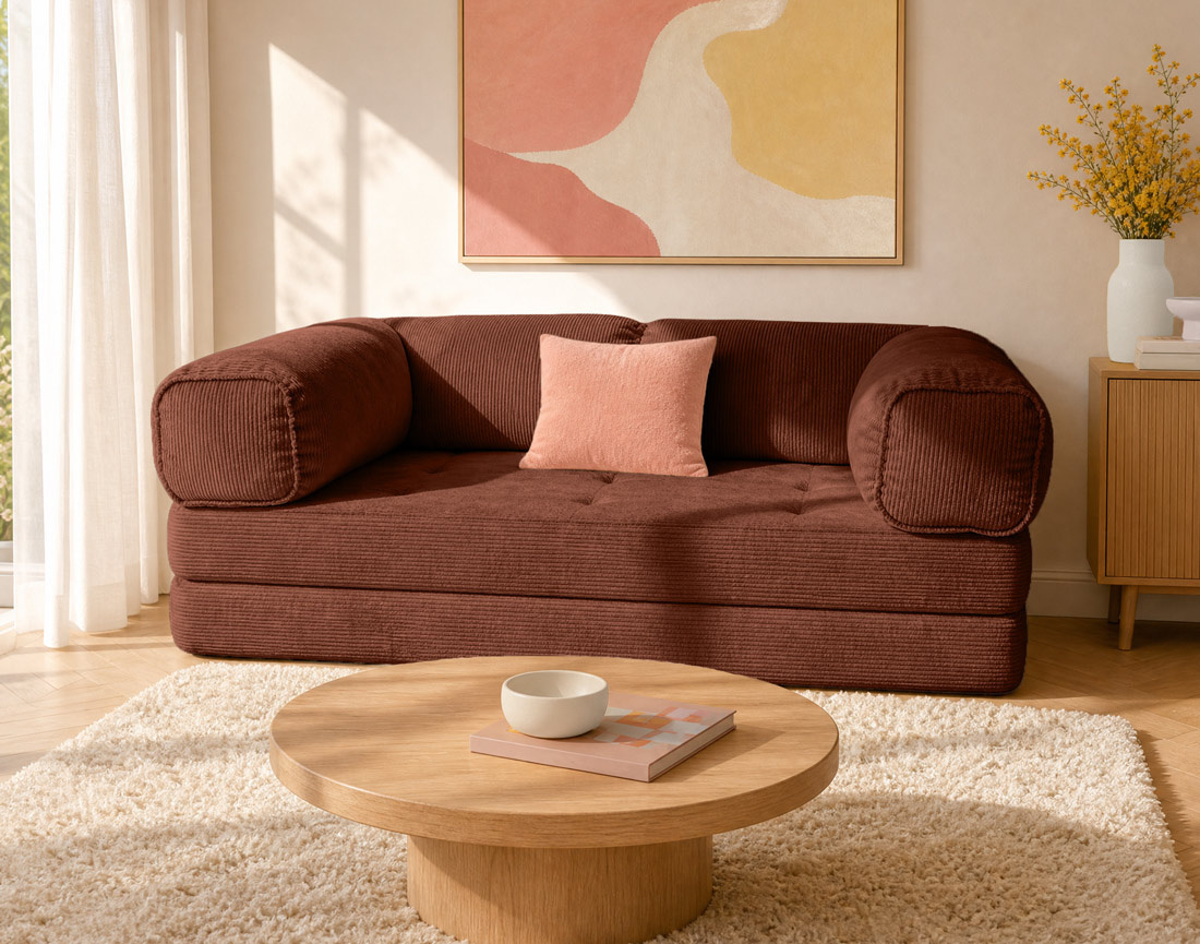 Canapé 3 places convertible Pet Friendly Poppy - Best Mobilier