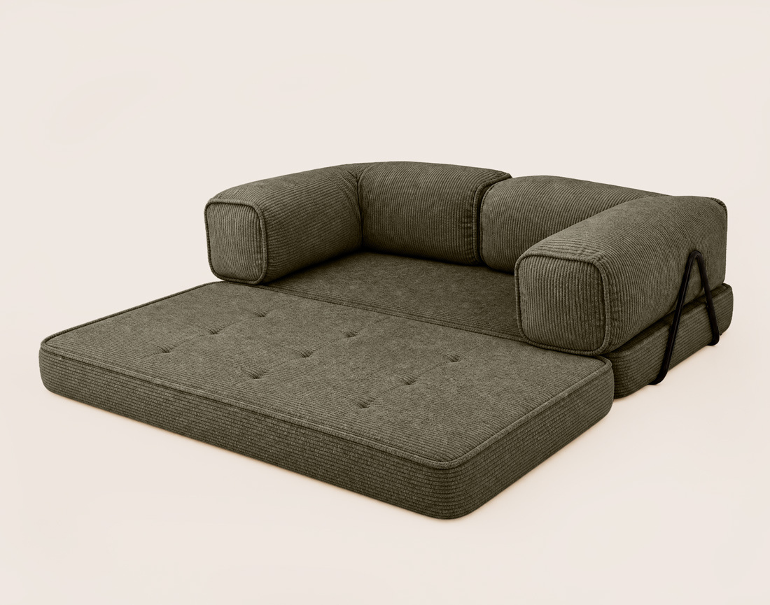 Canapé 3 places convertible Pet Friendly Poppy - Best Mobilier