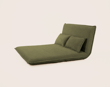 Banquette CANDICE 2 places convertible clic-clac en velours côtelé | Best Mobilier
