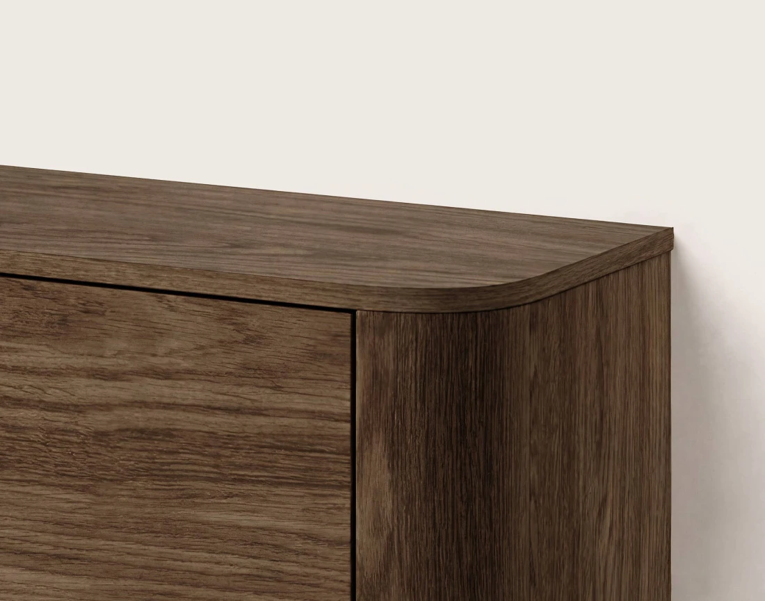 Meuble tv MONA suspendu 200 cm 3 portes | Best Mobilier