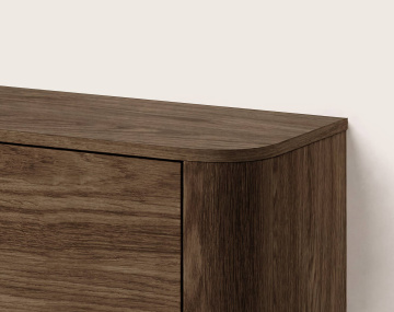 Meuble tv MONA suspendu 200 cm 3 portes | Best Mobilier