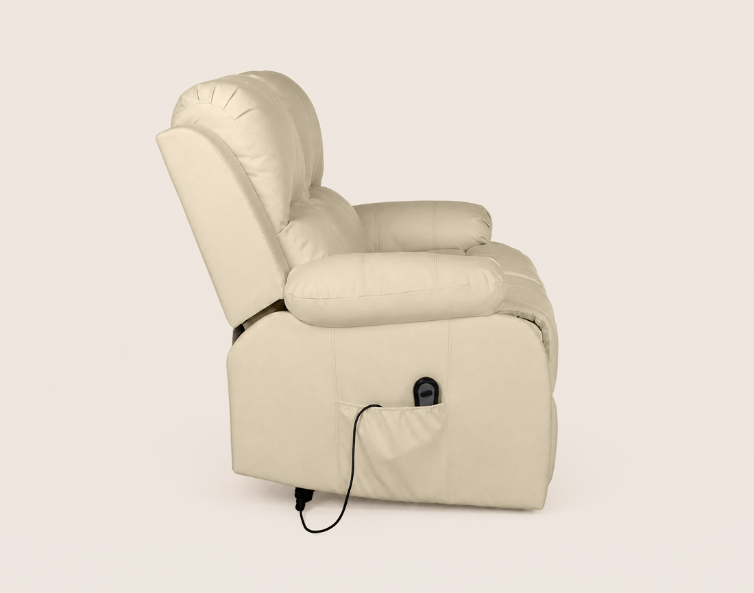 Canapé ARMAND 2 places relax électrique en simili | Best Mobilier