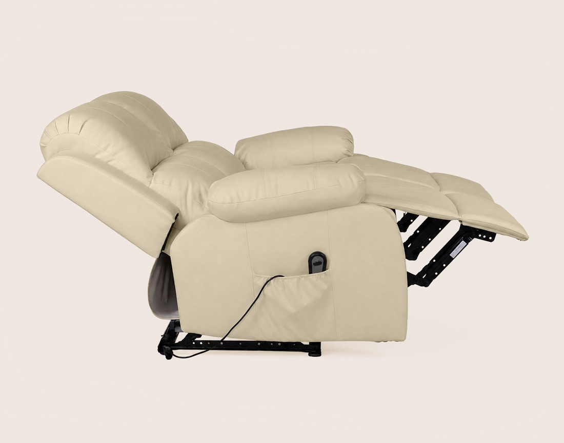 Canapé ARMAND 2 places relax électrique en simili | Best Mobilier