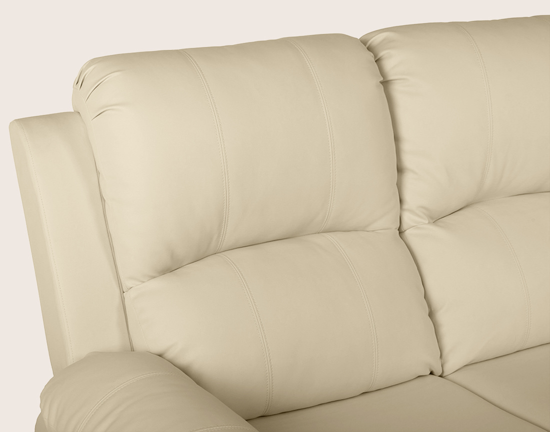 Canapé ARMAND 2 places relax électrique en simili | Best Mobilier
