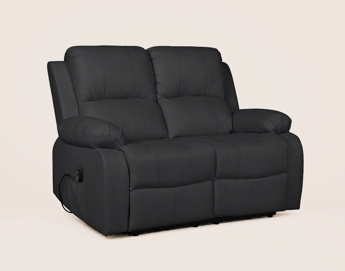 Canapé ARMAND 2 places relax électrique en simili | Best Mobilier