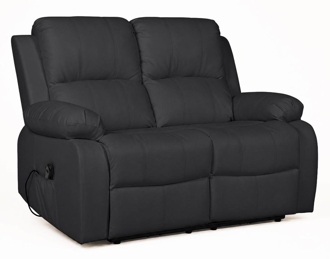Canapé ARMAND 2 places relax électrique en simili | Best Mobilier