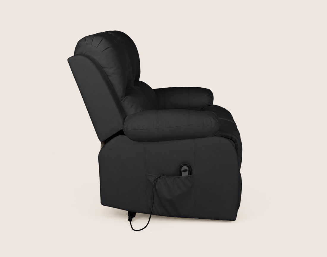 Canapé ARMAND 2 places relax électrique en simili | Best Mobilier