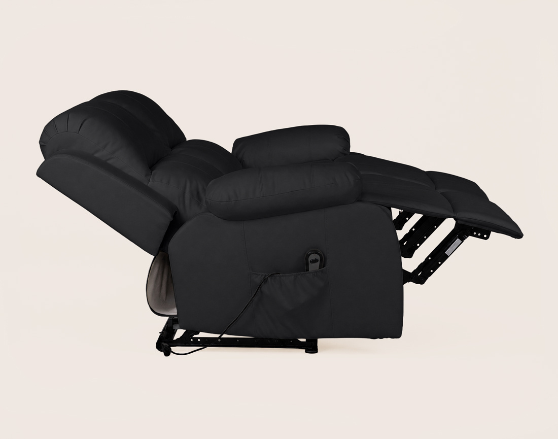 Canapé ARMAND 2 places relax électrique en simili | Best Mobilier