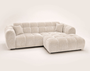 Canapé d'angle droit 4 places Pet Friendly Mini Ray - Best Mobilier
