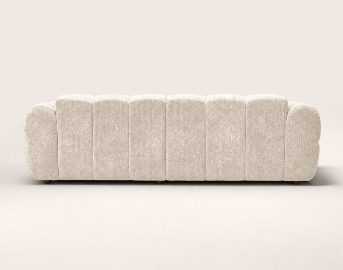 Canapé d'angle droit 4 places Pet Friendly Mini Ray - Best Mobilier