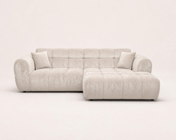 Canapé d'angle droit 4 places Pet Friendly Mini Ray - Best Mobilier
