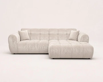Canapé d'angle droit 4 places Pet Friendly Mini Ray - Best Mobilier
