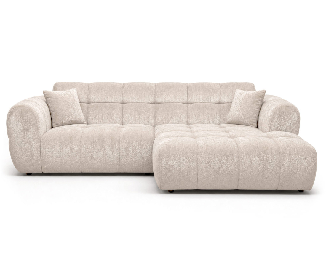 Canapé d'angle droit 4 places Pet Friendly Mini Ray - Best Mobilier