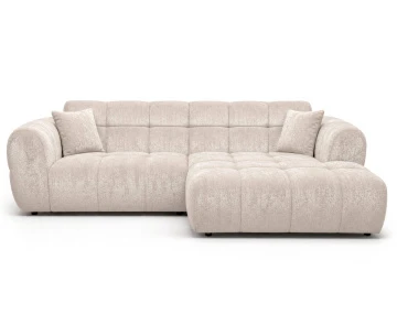 Canapé d'angle droit 4 places Pet Friendly Mini Ray - Best Mobilier