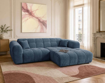 Canapé d'angle droit 4 places Pet Friendly Mini Ray - Best Mobilier