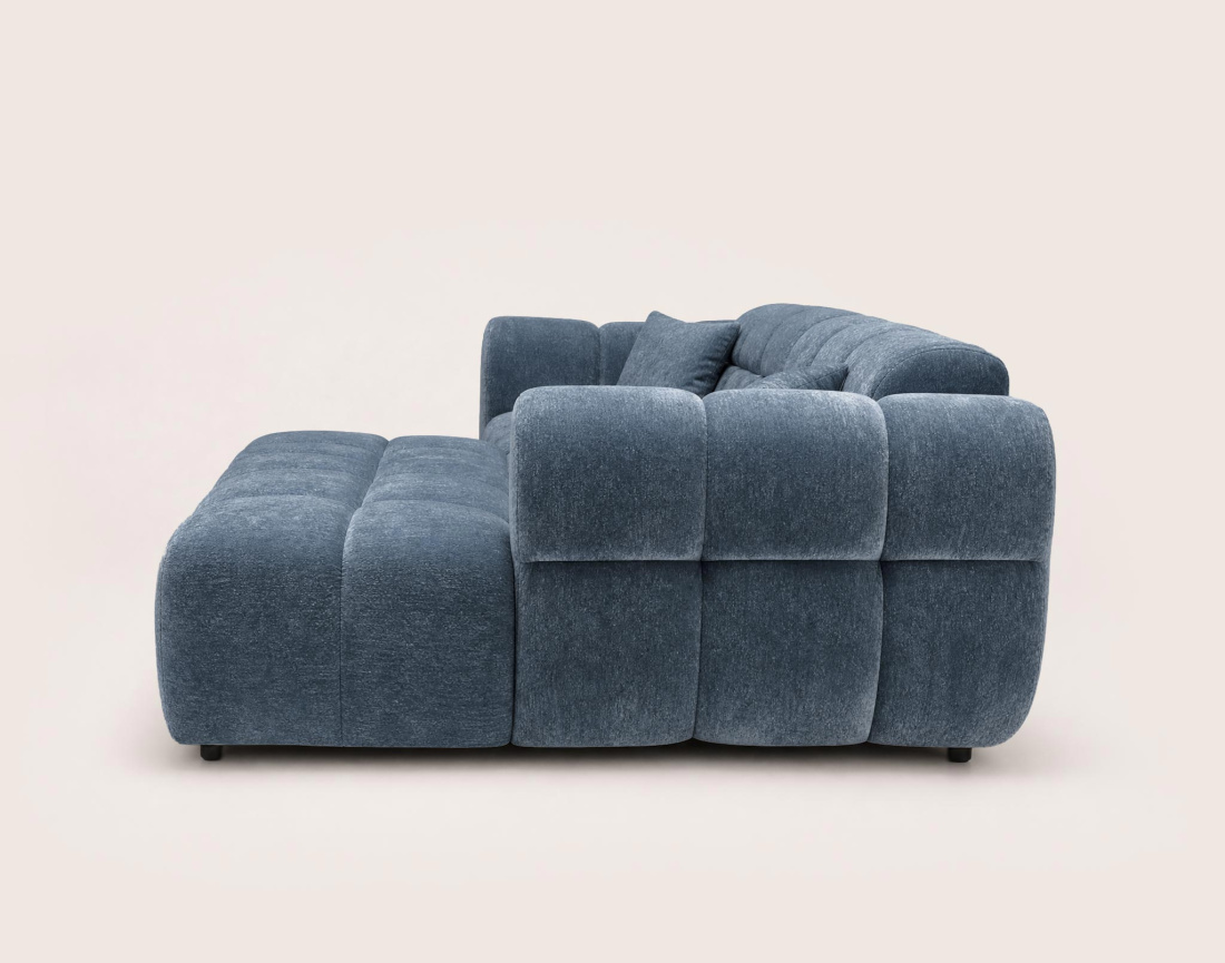 Canapé d'angle droit 4 places Pet Friendly Mini Ray - Best Mobilier