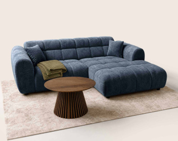 Canapé d'angle droit 4 places Pet Friendly Mini Ray - Best Mobilier