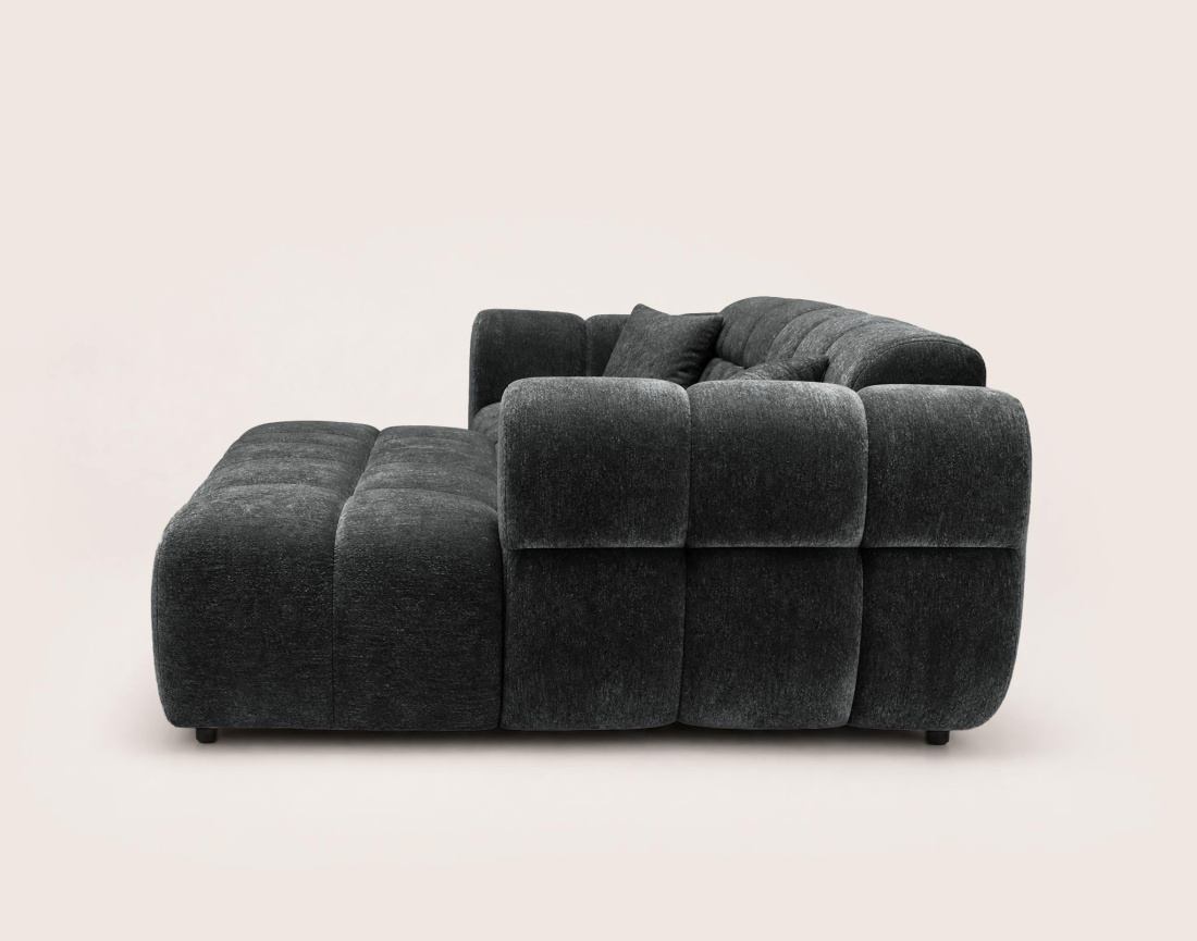 Canapé d'angle droit 4 places Pet Friendly Mini Ray - Best Mobilier