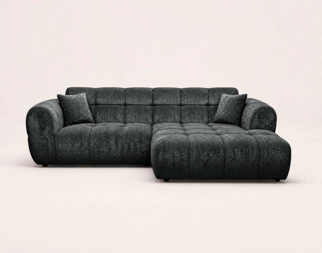 Canapé d'angle droit 4 places Pet Friendly Mini Ray - Best Mobilier